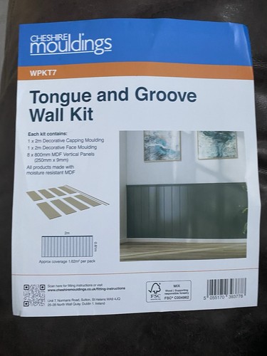 Tongue groove wall - &,