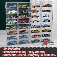 Display Case Stand Storage Case Toy Car Storage Rectangle Model Display Case New