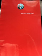 The Alfa Romeo 33 Car Sales Information Brochure Frameable From 1986