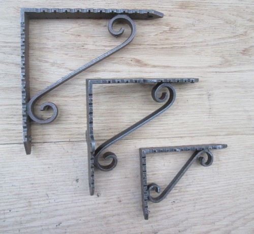 Pair antique cast - antique, iron