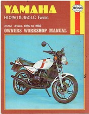 YAMAHA RD250LC & RD350LC (1980-82) OWNERS WORKSHOP MANUAL