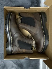 Dr. Martens Embury Leather Chelsea Boots Brown Size 10