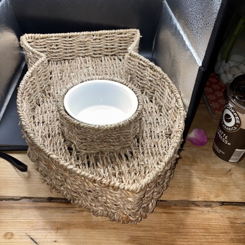 Wicker rattan fish shaped - wicker,