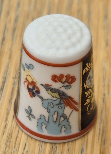 Royal worcester thimble - worcester, vgc