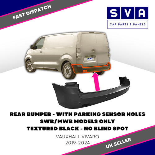 Vauxhall vivaro 2019 2024 rear - vivaro, 2019-2024