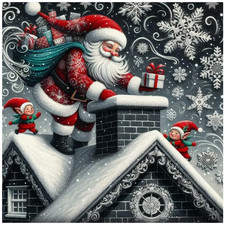 Printed Cross Stitch Kit 11 ct