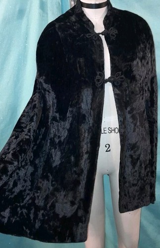 Vtg 1960s crushed silk velvet - vtg,