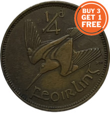 1/4D IRISH FARTHING CHOICE OF DATE - RELAND FEOIRLING