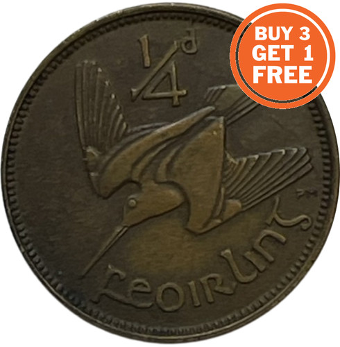 Irish farthing choice - 1/4d, of