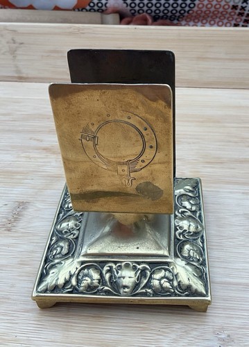 Victorian brass matchbox - victorian,