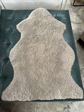 Hanlin Beige Genuine Sheepskin