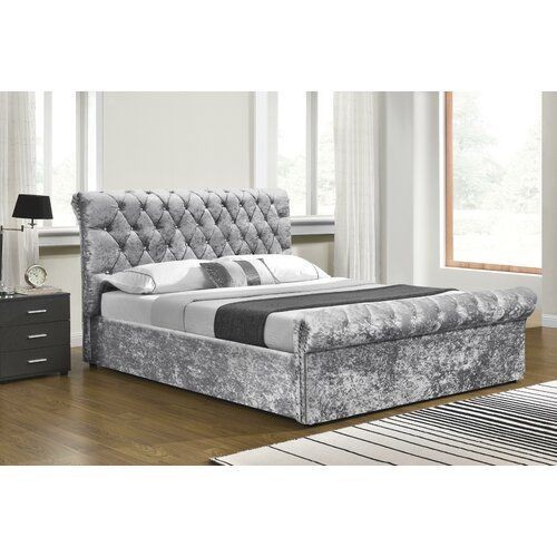 Chesterfield sleigh bed - sleigh,