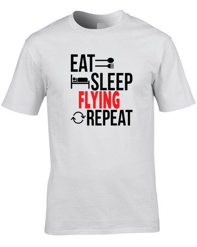 Flying shirt eat sleep - t-shirt,