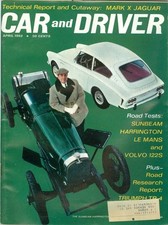 1962 Car & Driver Magazine: Sunbeam Harrington/Le Mans/Volvo 122S/Triumph TR-4