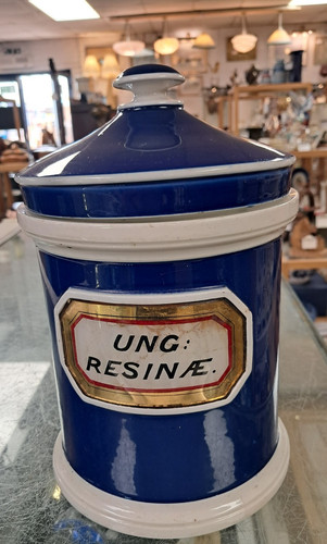 Antique victorian blue white - victorian,