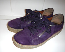 GABOR PURPLE SUEDE TRAINERS SZ