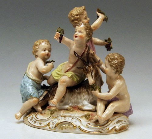 Meissen autumn figurine group - figurine,