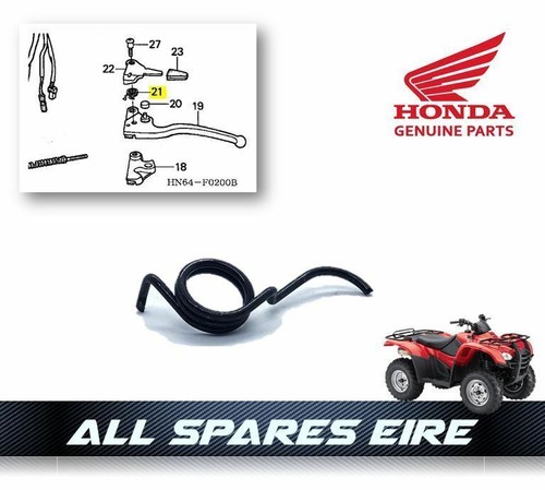 Honda rear hand - rear, brake