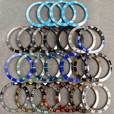 38mm Blue Red Ceramic Bezel Insert Fit 40mm GMT mens watch Bezel SKX 007 Repair