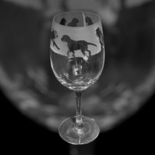 ITALIAN SPINONE Frieze Boxed 35cl Crystal Wine Glass