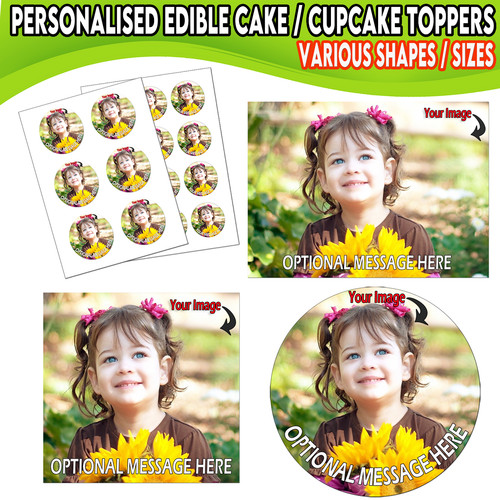 Personalised edible cake - personalised,