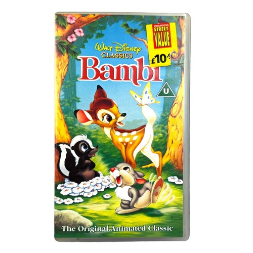 Bambi video vhs disney - bambi,