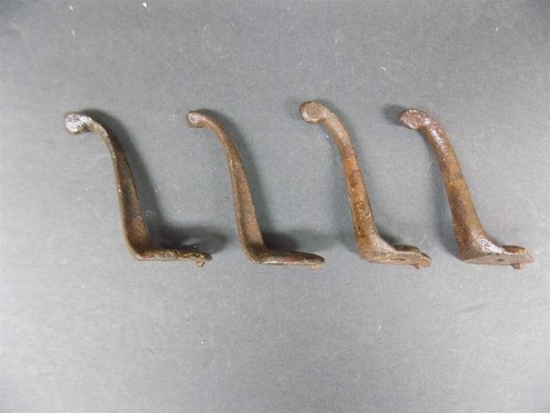 Old single coat hooks - single,