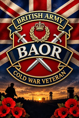 Baor veteran pin badge british - baor,