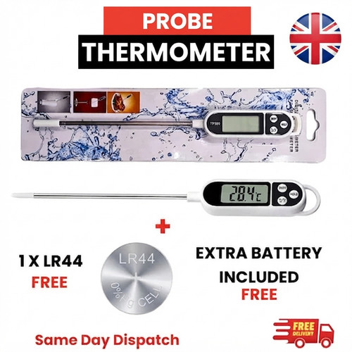 Digital meat thermometer - thermometer, food