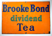 ANTIQUE METAL & ENAMEL BROOKE