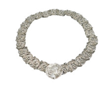 Art Nouveau Sterling Silver Vine Pattern & Young Girl Nurses Belt Antique 1902