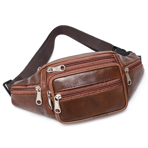 Large leather bum waist - large, bag
