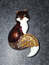 Beautiful Enamel & Rhinestone