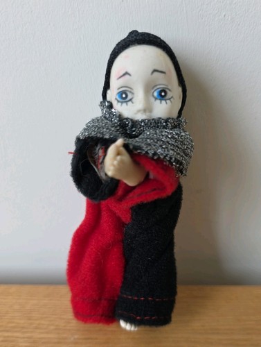 Vintage pierrot doll - vintage, cling