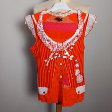 Women's Pause Cafe Orange