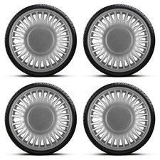 Wheel Trims 15" Silver Camaro Hub Caps Set of 4 Fits CITROEN RELAY