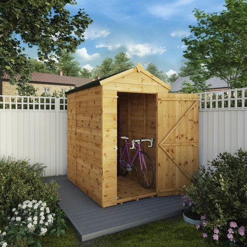 6x4 wooden garden shed - 6x4,