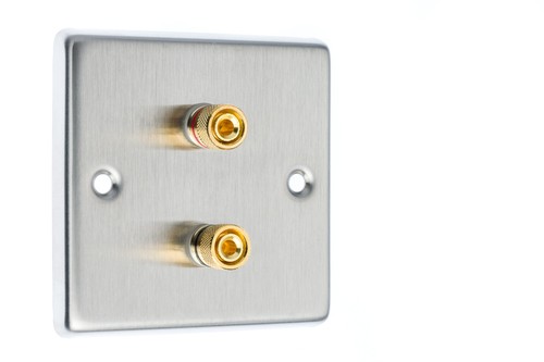 Speaker wall face plate - plate, two