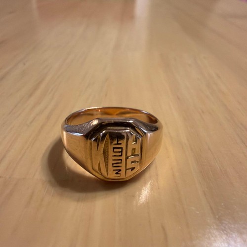 1923 tour 10k college ring - 1923,