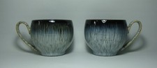 2 x DENBY HALO OMBRE MUGS IN VERY GOOD CONDITION