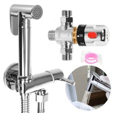 Thermostatic Mixer Bidets Toilet Valve Hand Held Douche Kit Muslim Spray Shower