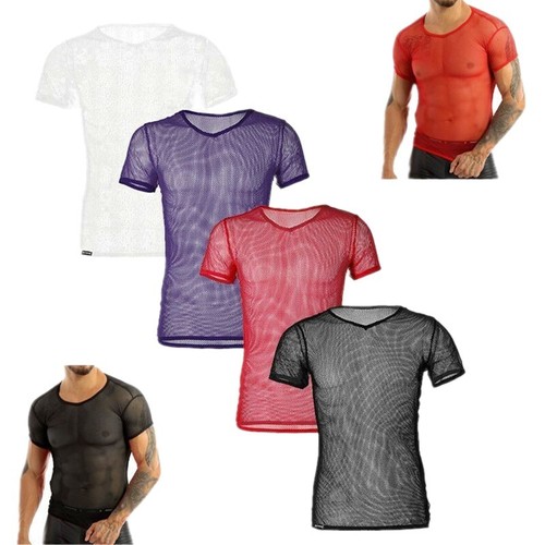 Mens mesh casual shirts - mens,