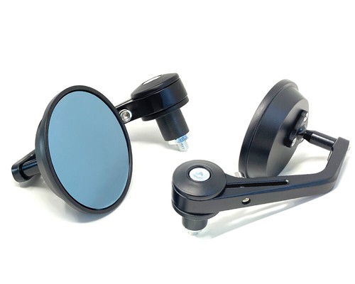Motorbike mirrors bar end for - end,