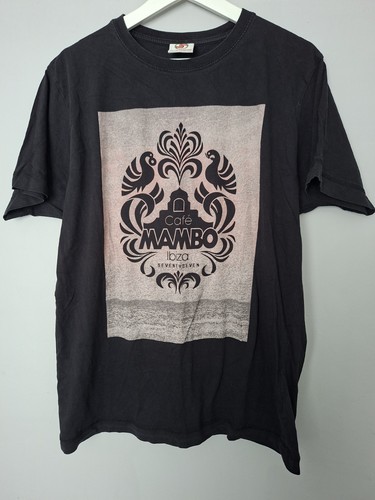 Black cafe mambo tshirt size - cafe,