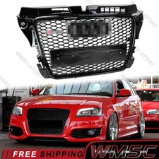 Glossy Black Honeycomb Front