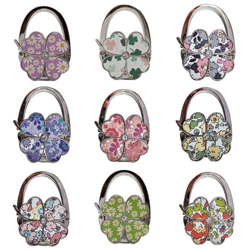 Flowers handbag hook - flowers, foldable