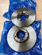 NEW PAIR FRONT BRAKE DISCS OE
