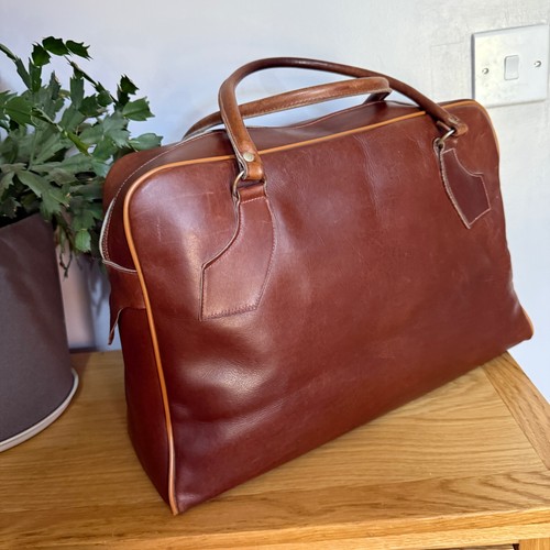 Vintage brown leather - brown,
