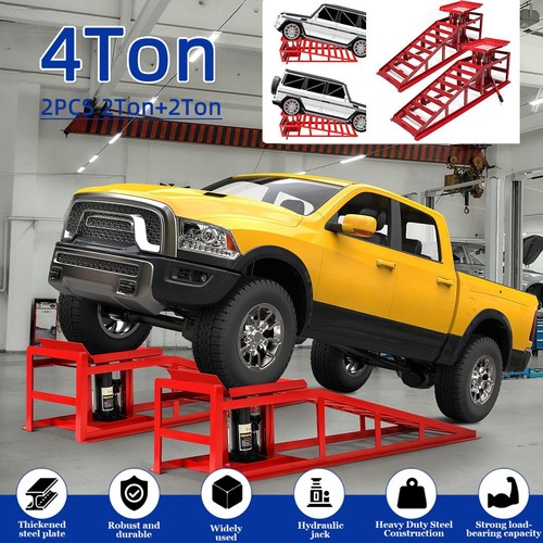 Ton hydraulic car ramps - 4,