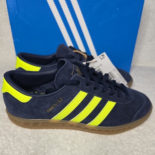 Adidas hamburg uk3 blue - w, uk3.5